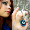 blue evil eye ring