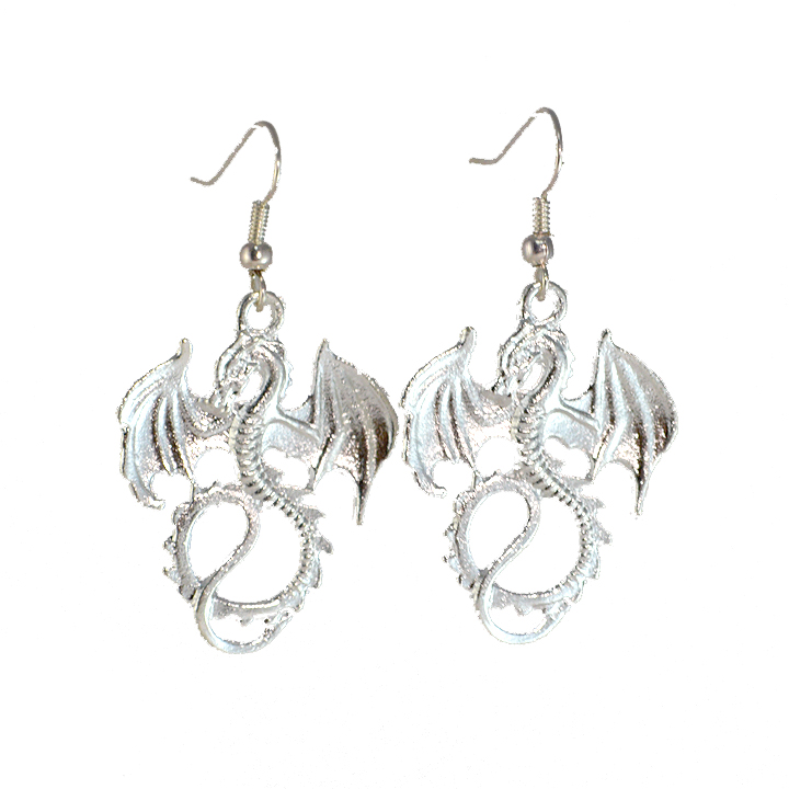 Fantasy Dragon Earrings - Megan Petersen Jewelry