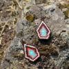 Turquoise-and-Coral-boho-Earrings