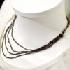 layered brown necklace