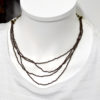 layered brown necklace