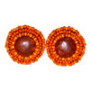 orange earrings