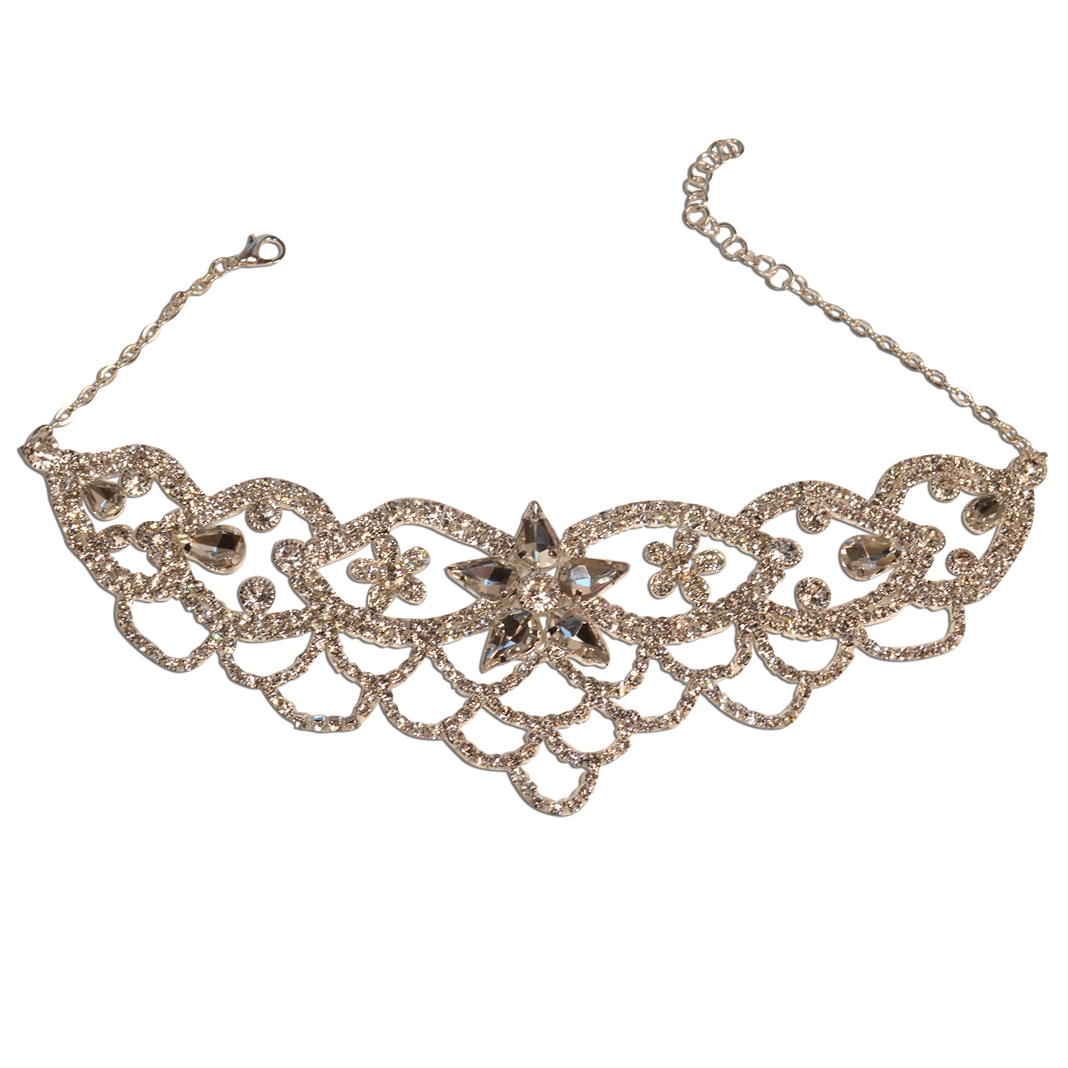 Fancy Choker Party Necklace - Megan Petersen Jewelry