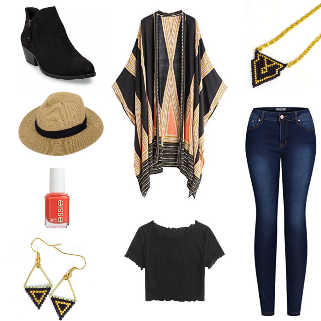 fall summer outfit style board