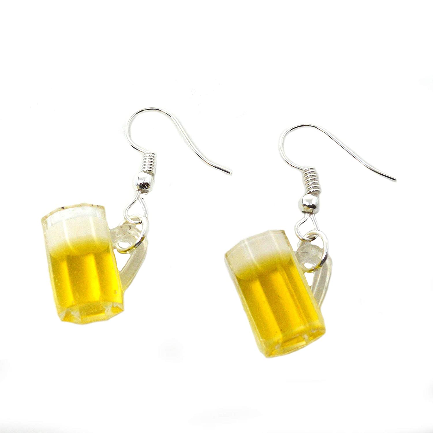 oktoberfest beer mug earrings funny gag gift