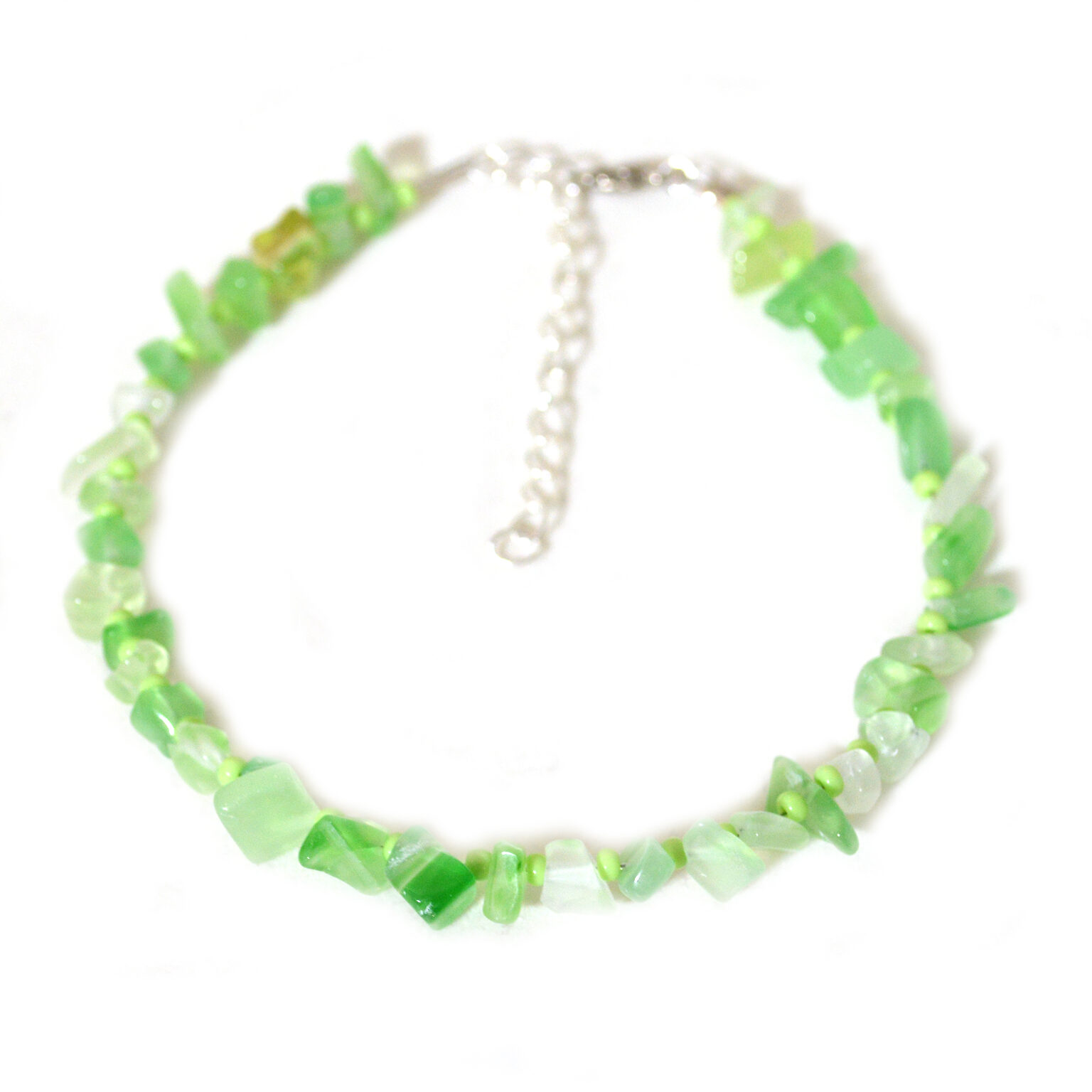 Spring Green Anklet - Megan Petersen Jewelry